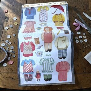 Vintage Magnetic Paper Dolls Made in Oregon | Original Magnetic Paper Doll Set